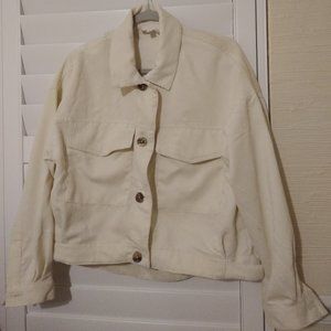 Button down cream jacket